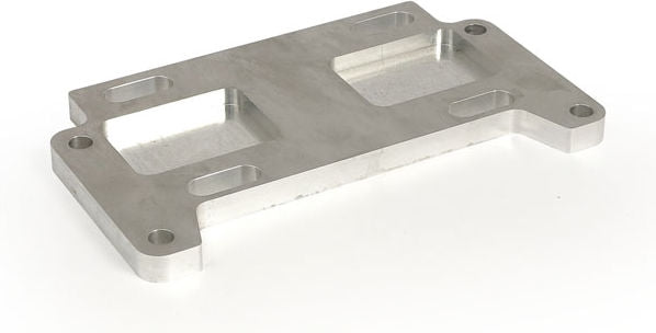 CPV, transmission mount plate aluminum, 1" offset
