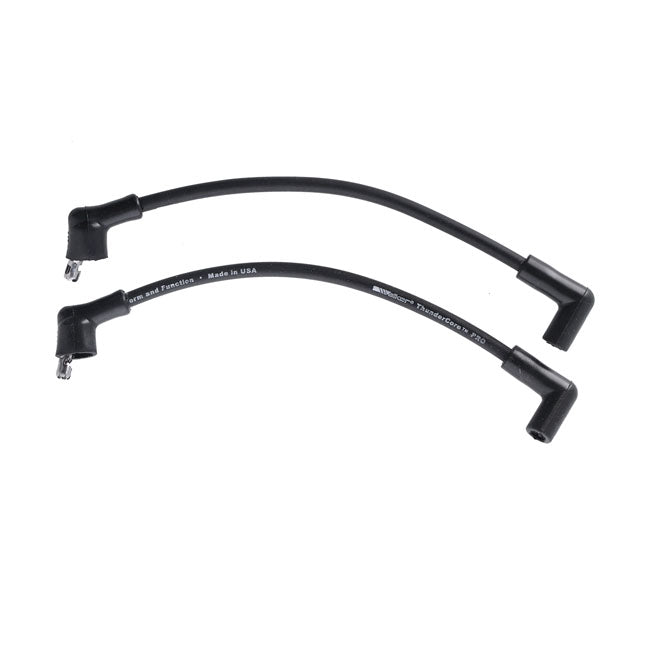ThunderCore Pro spark plug wire set. Black