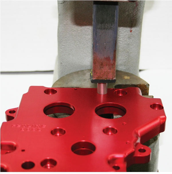 Feuling, cam plate chain tensioner pins