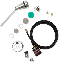 Feuling, oil tank breather kit & vented dipstick. Pol. cap