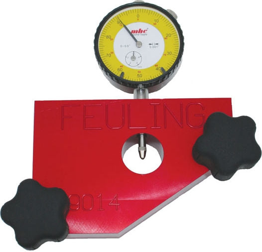 Feuling, crankshaft run-out check tool