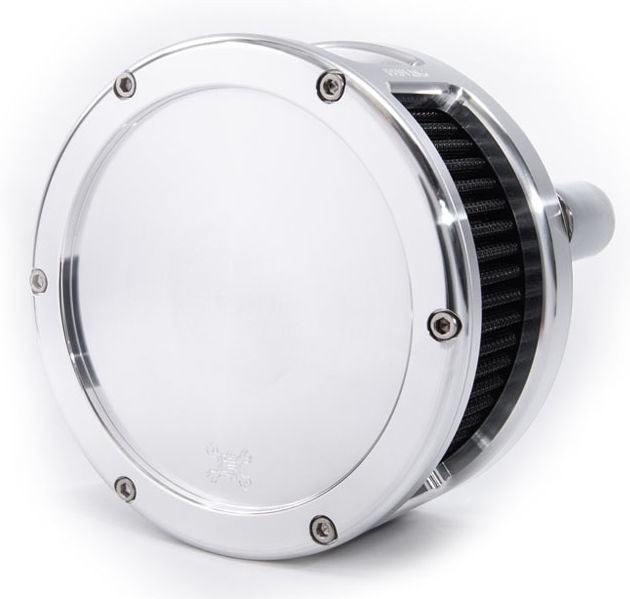 Feuling, BA Air Cleaner Kit, Raw Finish, Black Filter