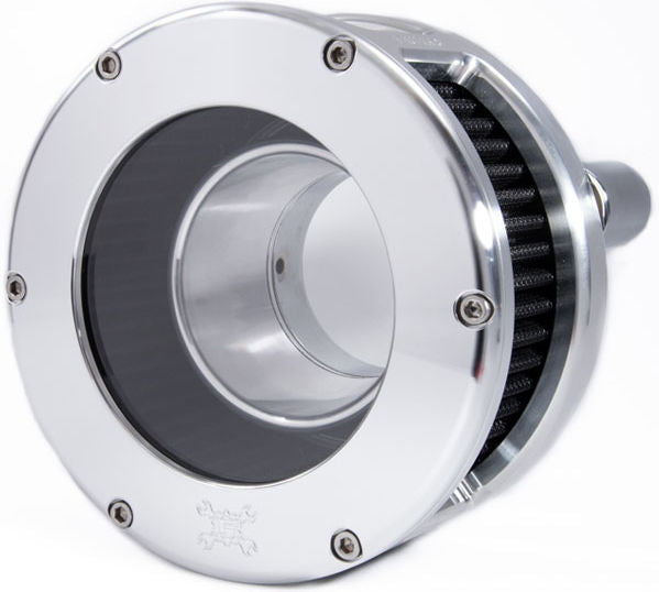 Feuling, BA Air Cleaner Kit, Raw Finish, Black Filter