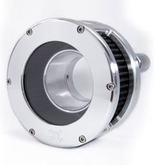 Feuling, BA Air Cleaner Kit, Raw Finish, Black Filter
