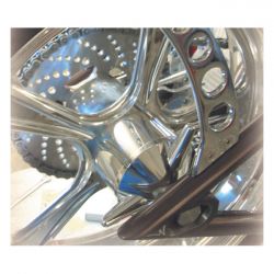 Kustom Tech, Spinner Wheel Hub Cover Aluminum