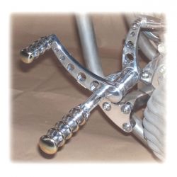 K-Tech, Vintage Style Forward Controls Polished & Brass