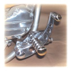 K-Tech, Vintage Style Forward Controls Polished & Brass