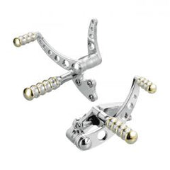 K-Tech, Vintage Style Forward Controls Polished & Brass