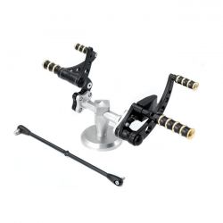 K-Tech, Vintage Style Forward Controls Black & Brass