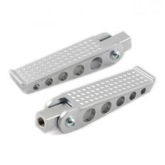 Kustom Tech, Cast Brass Knurled Footpeg Set Chrome