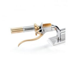 Kustom Tech, FL Handlebar Grip Set Satin Alu/Brass