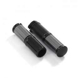 Kustom Tech, FL Handlebar Grip Set Black Contrast Cut