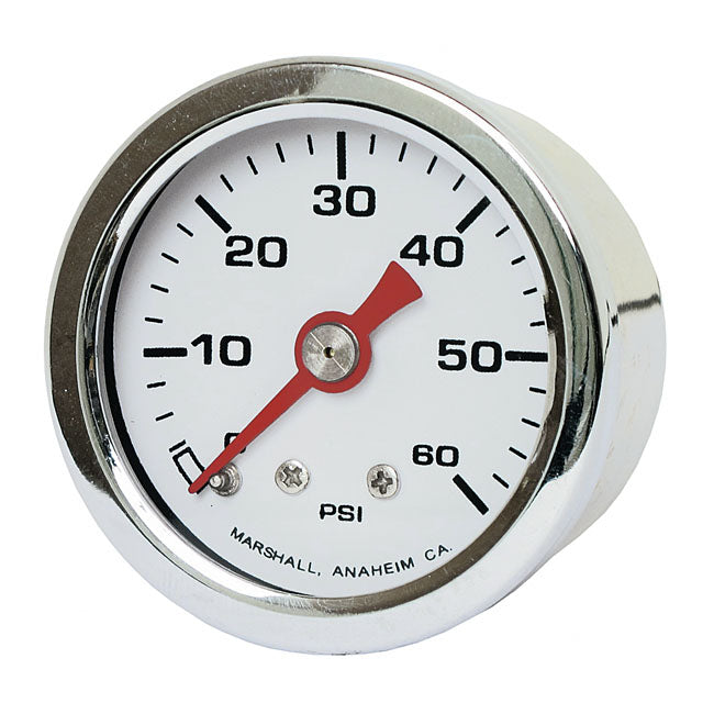 oil pressure gauge, 0-60 PSI. Stainless housing