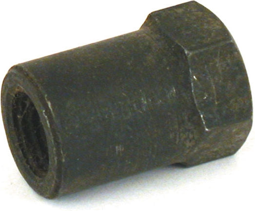 Nut. Left front floorboard mount rod. Black