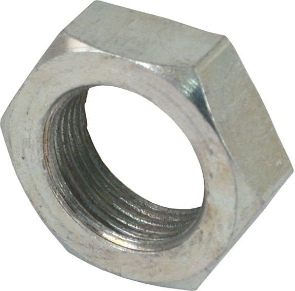 Nut large. front floorboard mount rod. Zinc