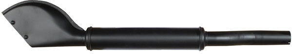 WL Fishtail muffler, black