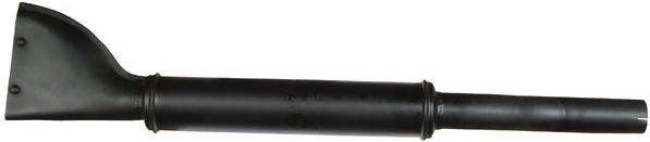 WLA, WLC Fishtail muffler, military. Black