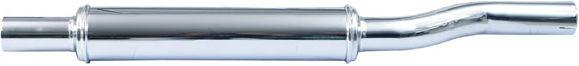 WL Flathead muffler, no baffle. chrome
