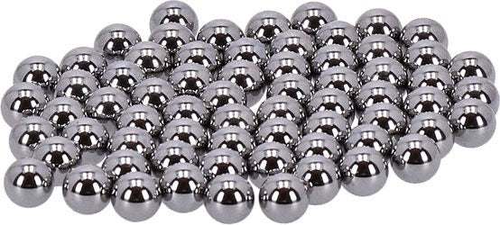 Cups/cones for fork and frame, with chromium balls