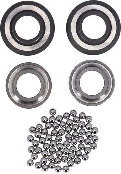 Cups/cones for fork and frame, with chromium balls