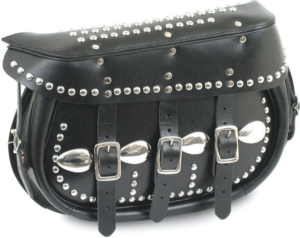 King Softail saddlebags, black