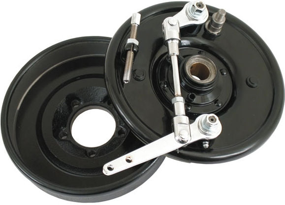 Front drum brake kit, double cam. Black