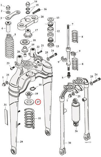 Spring cup, compression spring