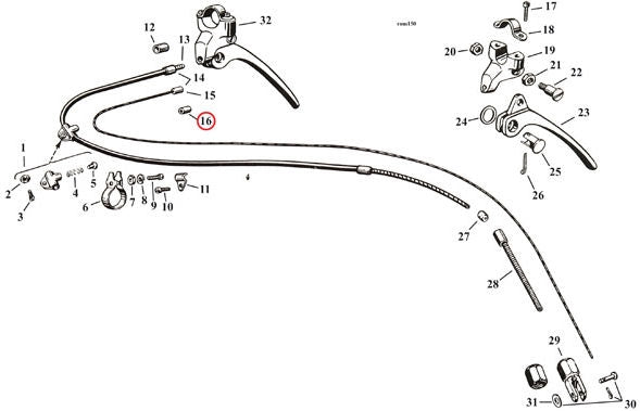BRAKE HANDLEBAR LEVER & BRACKET