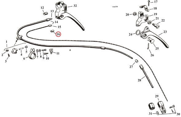 BRAKE HANDLEBAR LEVER & BRACKET
