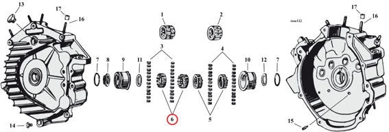 RETAINER, SPROCKET SHAFT ROLLERS