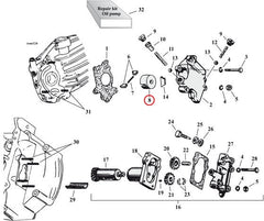 HOLDER, FEED PUMP VANE