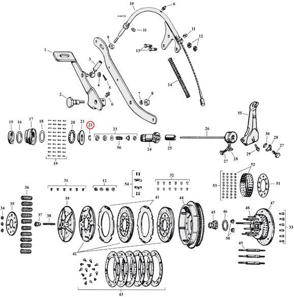 RETAINING RING, PUSHROD GUIDE