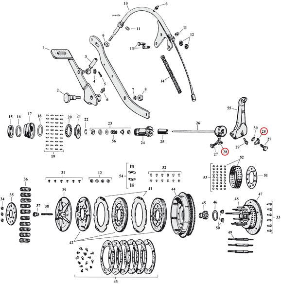 LOCKWASHER, CLUTCH RELEASE LEVER