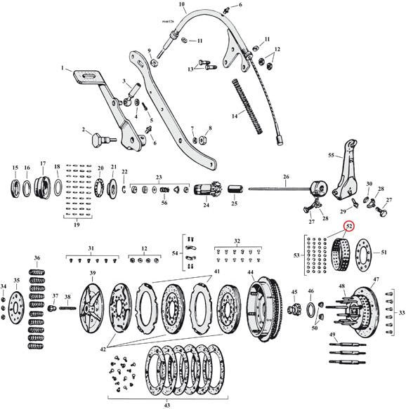 CLUTCH HUB BEARING, WITHOUT ROLLERS