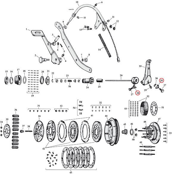 LOCKWASHER, CLUTCH RELEASE LEVER