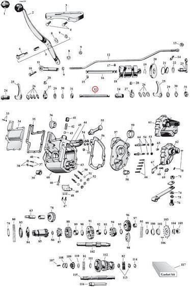 SHIFTER FORK SHAFT