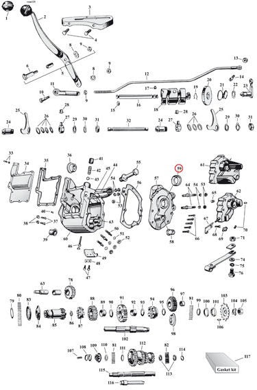 Race, outer bearing transmission end cover