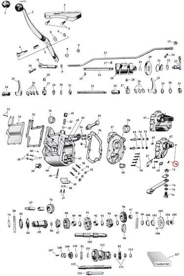 Bushing, transmission sprocket cover