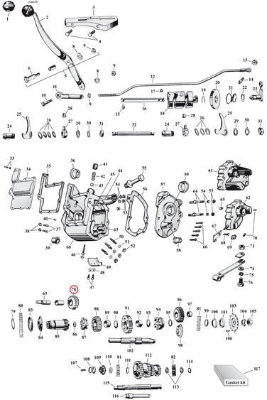 Reverse idle gear