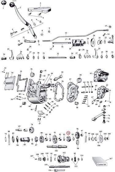Shifter clutch, 1st gear & reverse gear