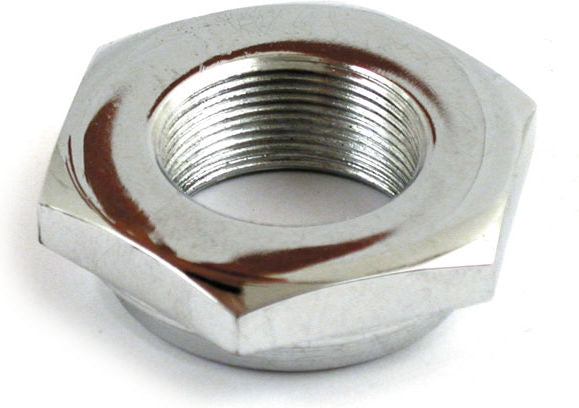 Springer fork stem nut. Chrome