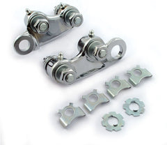 Replacement rocker set for STD to+12" Springer forks. Chrome