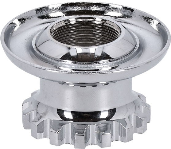 Stem crown nut, Springer forks. Chrome
