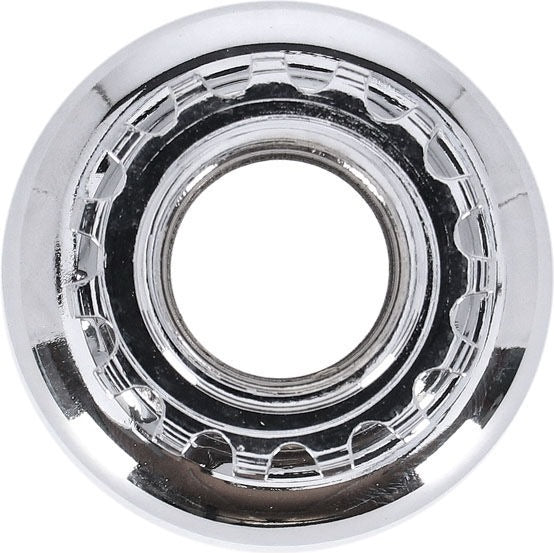Stem crown nut, Springer forks. Chrome