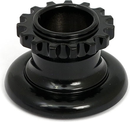 Stem crown nut, Springer forks. Black