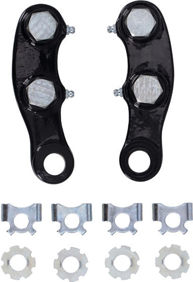 Replacement rocket set for +16" & +20" Springer forks. Black
