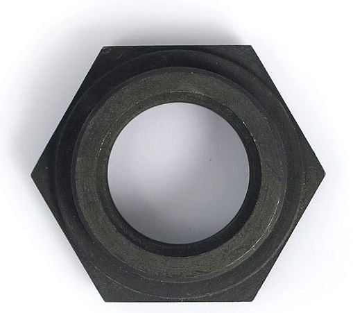 Springer fork stem nut. Black
