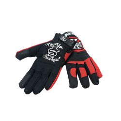 WCC Riding Gloves Black/Red