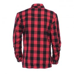 WCC Dominator Riding Flannel Shirt Red/Black CE Appr.