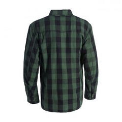 WCC Dominator Riding Flannel Shirt Green/Black CE Appr.